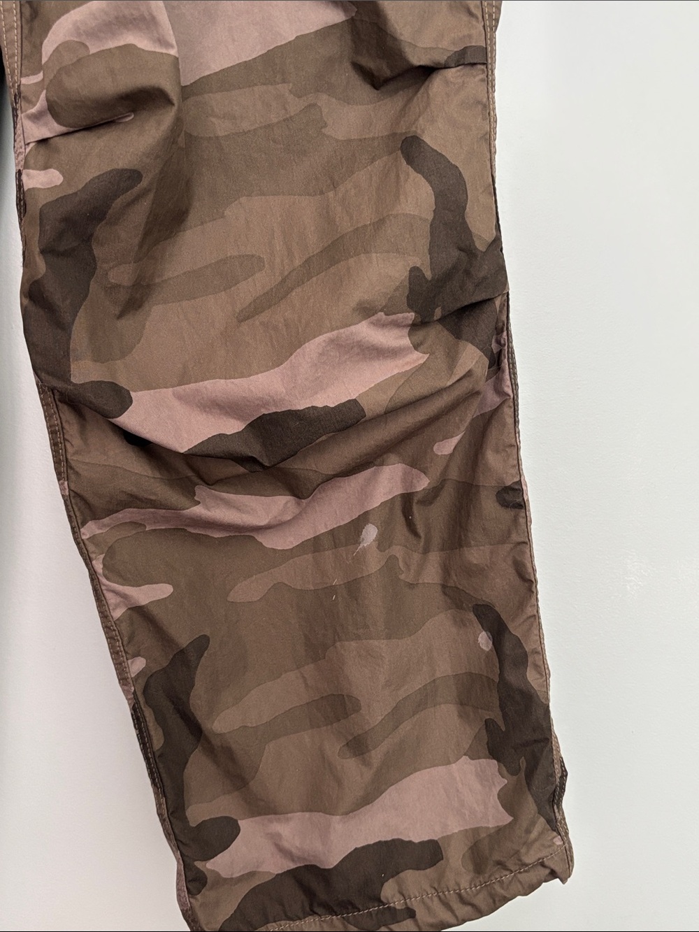 TNA Squad Camo Parachute Pants Y2K Street Style (Size L) - Picture 5 of 7